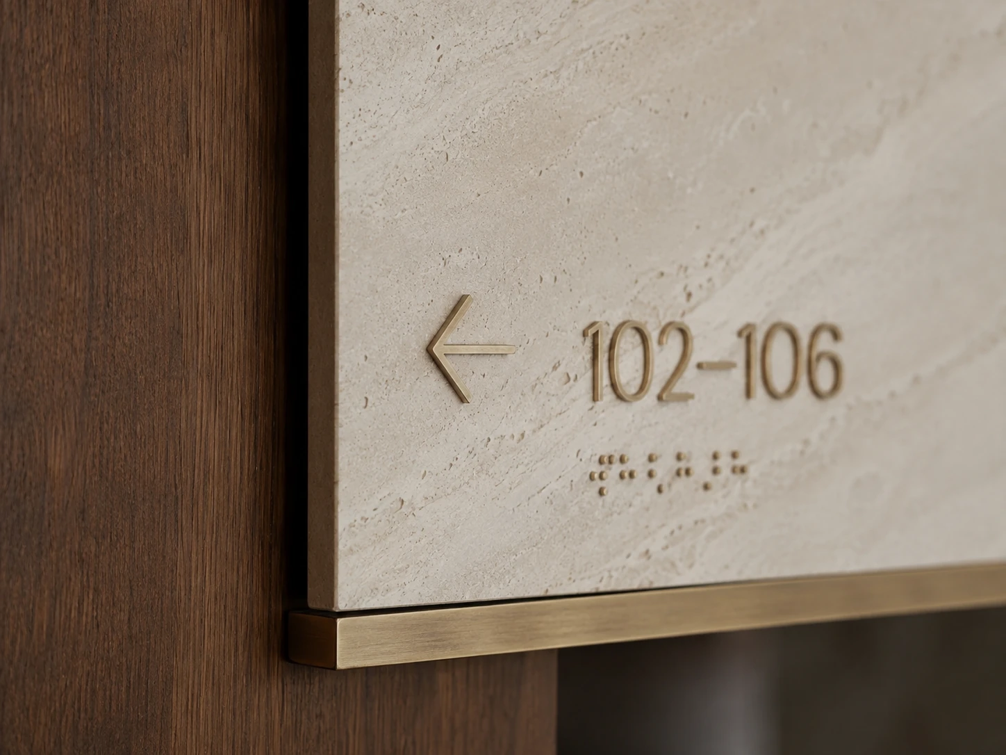 Wayfinding architectural details